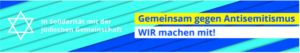 In Solidarität mit der jüdischen Gemeinschaft
